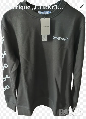 блуза off white , снимка 2 - Блузи - 51316341