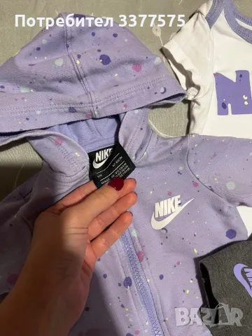 Екип анцуг Nike бебе, снимка 3 - Комплекти за бебе - 48175907