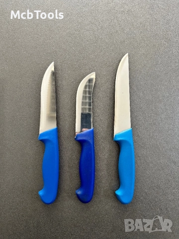 Комплект касапски ножове 3 броя, снимка 2 - Прибори за хранене, готвене и сервиране - 51997367
