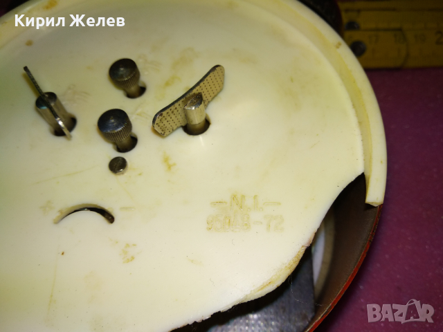 VICTORI MADE in ROMANIA Стар РЯДЪК РУМЪНСКИ КОЛЕКЦИОНЕРСКИ МЕХАНИЧЕН БУДИЛНИК 54321, снимка 18 - Антикварни и старинни предмети - 44549389