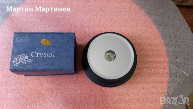 Преспапие /Кристал/ с Телец, снимка 2 - Декорация за дома - 53178892