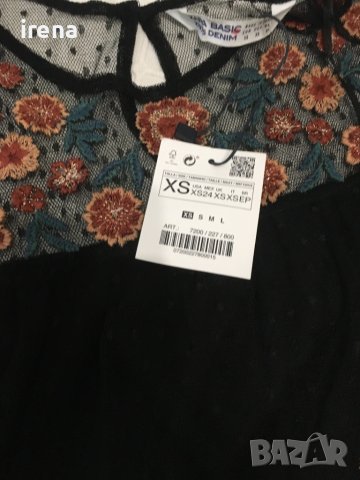 Блузка зара, снимка 2 - Блузи с дълъг ръкав и пуловери - 41994339