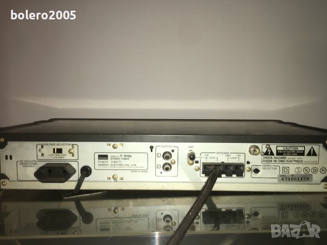 Тунер Sansui-T-910L, снимка 8 - Ресийвъри, усилватели, смесителни пултове - 41041919