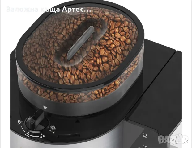 Кафемашина Melitta® AromaFresh1000W, Интегрирана мелница с 3 нива на смилане, Цифров екран, Черен, снимка 7 - Кафемашини - 47654968