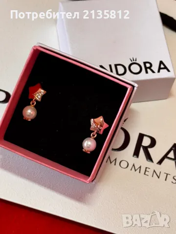 Pandora обеци Пандора , снимка 4 - Колиета, медальони, синджири - 49831397