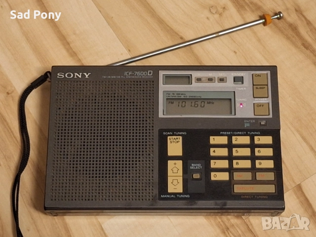 Sony ICF-7600D радио