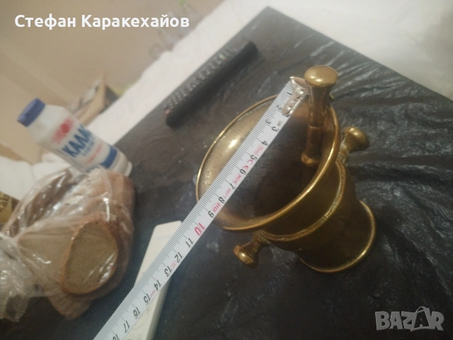 Месингово хаванче , снимка 5 - Антикварни и старинни предмети - 53376958