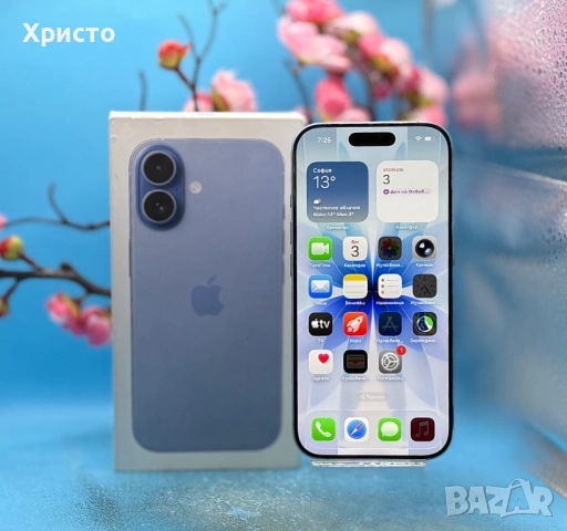 ГАРАНЦИОНЕН!!! Apple iPhone 17, 256GB, 5G, Mist Blue + подарък оригинален адаптер Apple , снимка 2 - Apple iPhone - 53754850