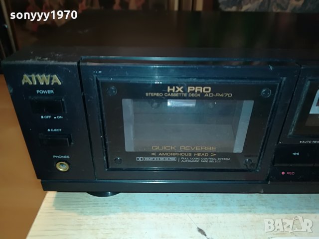 AIWA HX-PRO DECK-ВНОС SWISS 0703221936, снимка 3 - Декове - 36027199