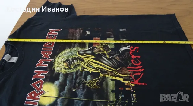 Iron Maiden Killers метъл рок тениска, снимка 7 - Тениски - 47596057