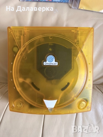 Sega Dreamcast Crystal Orange – комплект с 4 джойстика и Memory карта, снимка 3 - Други игри и конзоли - 52434933