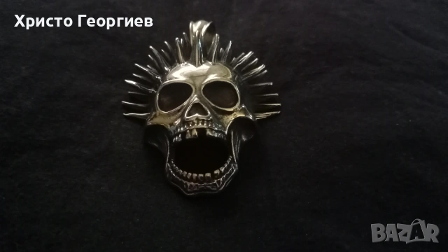 PUNK-ROCK Медальон, снимка 4 - Колиета, медальони, синджири - 53538767