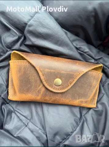 Мото/Рокерски Кожени Калъфи за Очила "Връх", снимка 3 - Аксесоари и консумативи - 51614046