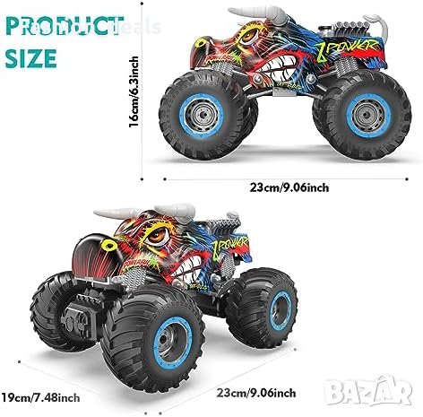 Нов оff-Road Камион играчка Дистанционно управление Подарък деца 4+, снимка 6 - Коли, камиони, мотори, писти - 41927032