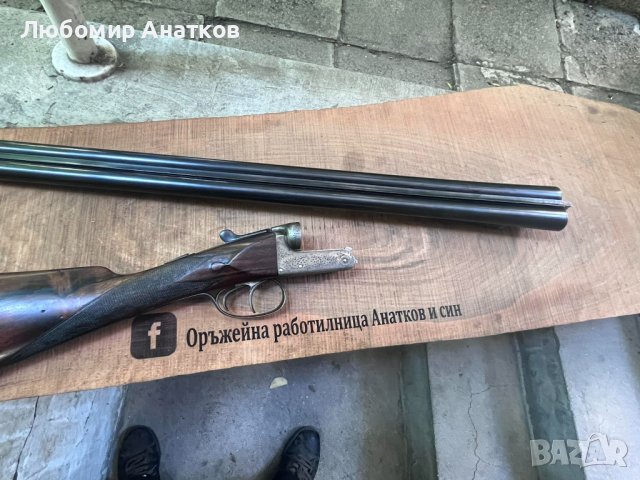 Английска успоредка 12калибър, снимка 5 - Ловно оръжие - 41025045