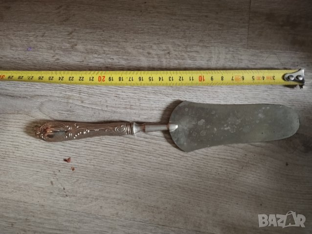 посребрена метална лопатка за сервиране, снимка 2 - Други ценни предмети - 41346303