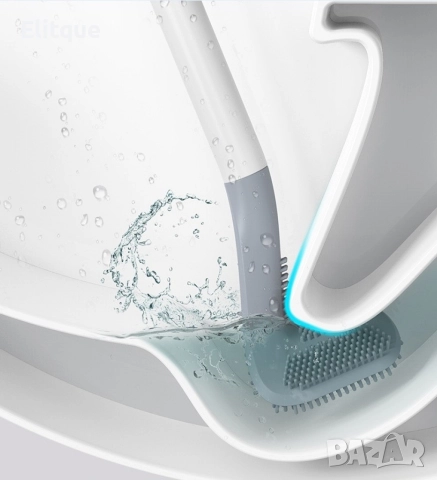 Силиконова четка за ефективно почистване на тоалетна, снимка 3 - Други стоки за дома - 52897221