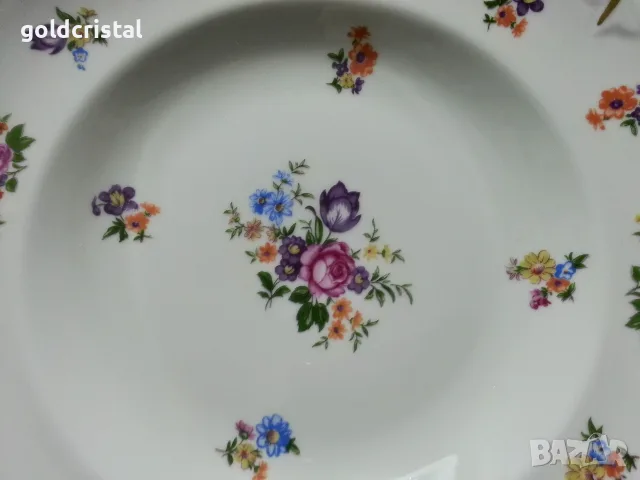 старинен немски порцелан плато , снимка 2 - Антикварни и старинни предмети - 50477563
