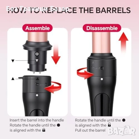 Нова Маша за коса 3 в 1 преса къдрици вълни 14 температури жени прическа, снимка 6 - Маши за коса - 53824525