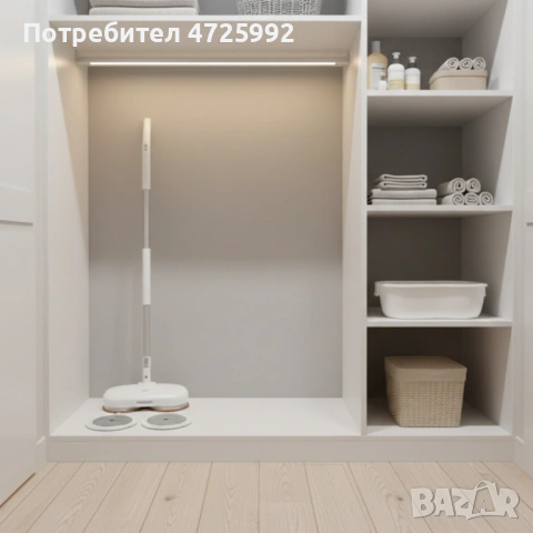 Електрически моп със спрей и центрофуга – за бързо и ефективно почистване, снимка 5 - Други - 53310916