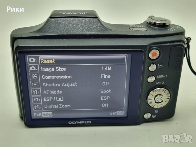 Olympus SZ-12 Digital Camera 14 MP, Black, снимка 10 - Фотоапарати - 53804956