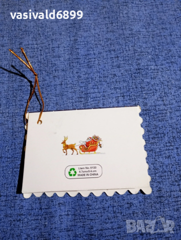 Лот от четири коледни картички , снимка 7 - Декорация за дома - 52693706