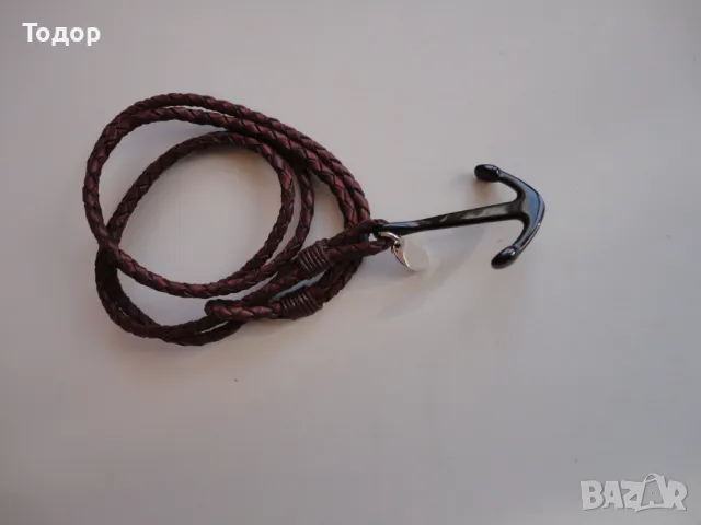 Страхотно колие бижу котва Lotus, снимка 5 - Колиета, медальони, синджири - 49633401