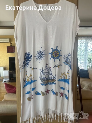 Рокля с ресни, снимка 2 - Рокли - 50674038