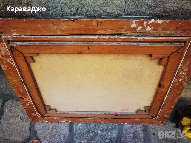 Старинна Картина 1955г, снимка 7 - Картини - 47601186