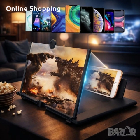 3D Увеличителен екран за смартфон с 5x мащабиране, снимка 6 - Резервни части за телефони - 53326723