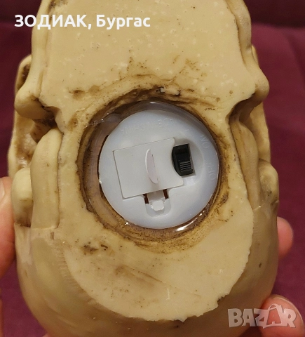 Фигура / Нощна Лампа ЧЕРЕП, снимка 4 - Декорация за дома - 31932989