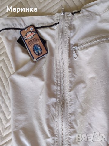 Много лек летен спортен и елегантен панталон цвят Екрю., снимка 6 - Панталони - 41520643