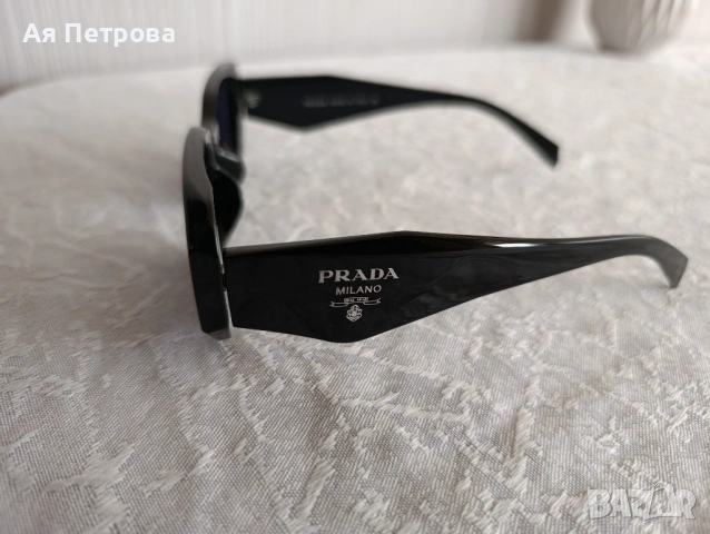 Черни очила Prada, снимка 6 - Слънчеви и диоптрични очила - 48951210