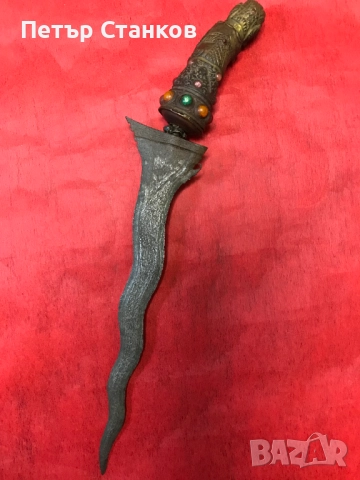 Крис стар оригинал,кама,каракулак, снимка 5 - Антикварни и старинни предмети - 52468326