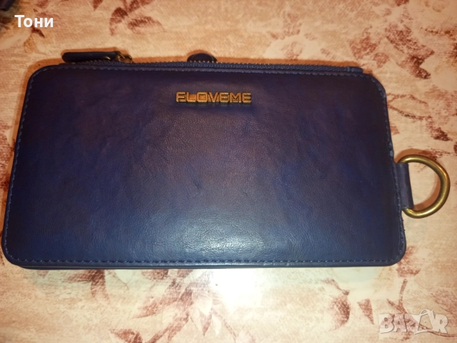 FLOVEME Оригинал Ново Кожено Дамско Портмоне 