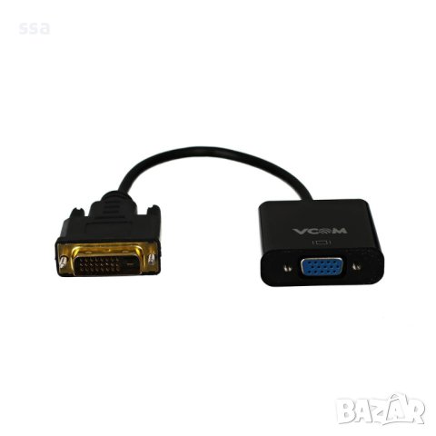 DVI-D 24+1 M / VGA F активен адаптер VCom CG491, снимка 16 - Кабели и адаптери - 41364052