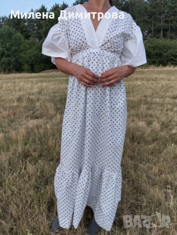 Макси рокля с волани , снимка 6 - Рокли - 50067339