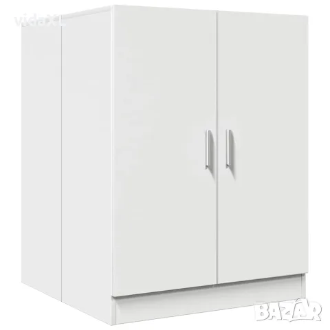 vidaXL Шкаф за пералня, бял, 71x71,5x91,5 см