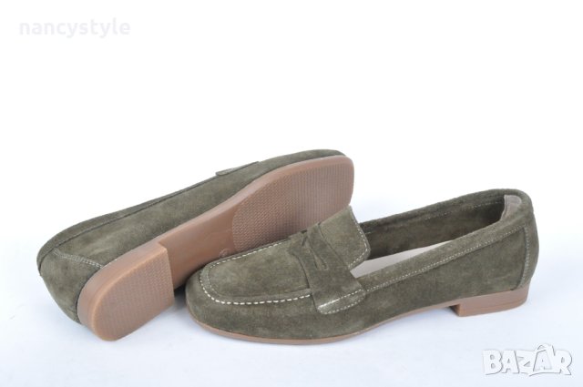 НОВО! Дамски мокасини естествен велур - Четири цвята, снимка 9 - Дамски ежедневни обувки - 40640722