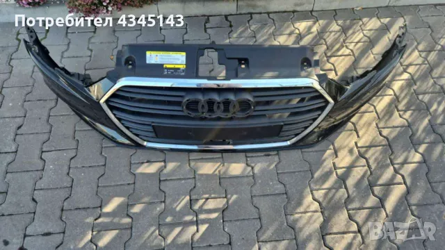 Предна броня AUDI A3 8V0 лифт 8V0807065S 8V3853651AB, снимка 4 - Части - 48517122