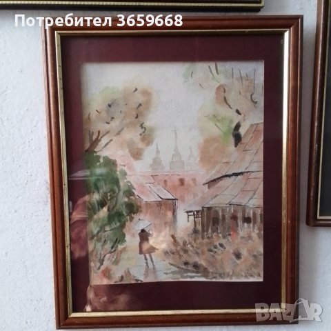 Картина туш и водни бои