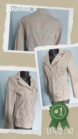 Два броя / Марково спортно яке / едноредно сако, цвят Слонова кост , снимка 9 - Якета - 36089607