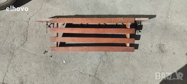 Стара дървена закачалка за дрехи, снимка 3 - Антикварни и старинни предмети - 49387809