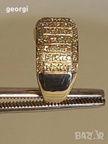 сребърен пръстен с камъни , снимка 3 - Пръстени - 44596269