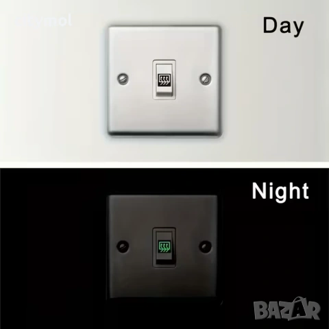 132 светещи стикери за бутони за кола, лодка, камион, автобус и др., снимка 5 - Аксесоари и консумативи - 53515021