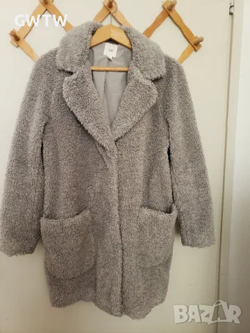 H&M палто тип teddy bear, снимка 2 - Палта, манта - 56403770