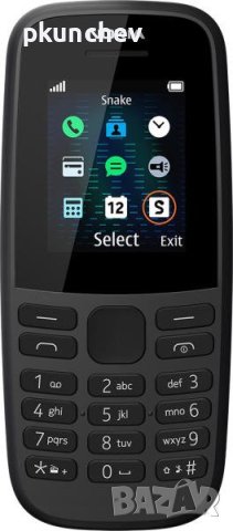 Мобилен телефон Nokia 105 модел TA-1174 Dual SIM BLACK, снимка 3 - Nokia - 44471323