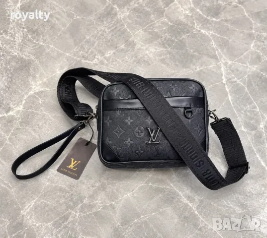 Нова Мъжка Кожена Чанта Различни Цветове и Марки Hugo Boss Louis Vuitton , снимка 2 - Чанти - 55786386