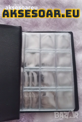 Нов Кожен албум за монети с 10 прозрачни страници с 120 джоба Книга  каталог за колекция на монети, снимка 4 - Нумизматика и бонистика - 53770012