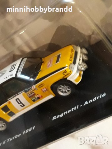 Renault 5 turbo 1981.Rally Monte Carlo. Ragnotti - Andrie.1.43 ixo /Deagostini ., снимка 6 - Колекции - 41967290